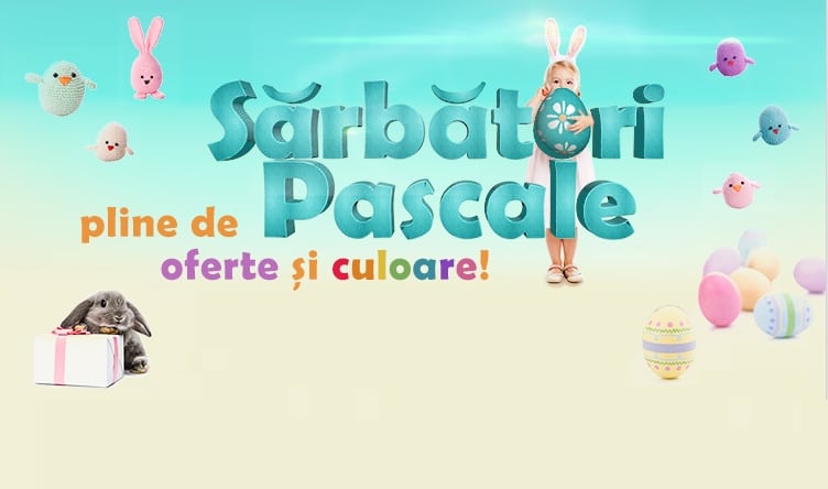 Sarbatori Pascale cu oferte la evoMAG