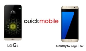 Samsung Galaxy S7 si LG G5 precomanda la QuickMobile