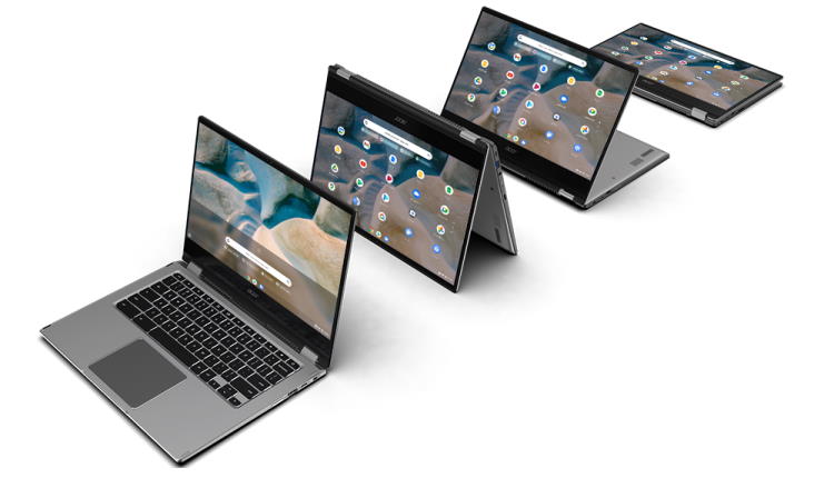 Chromebook Spin 514 este primul Chromebook Acer cu procesor AMD Ryzen