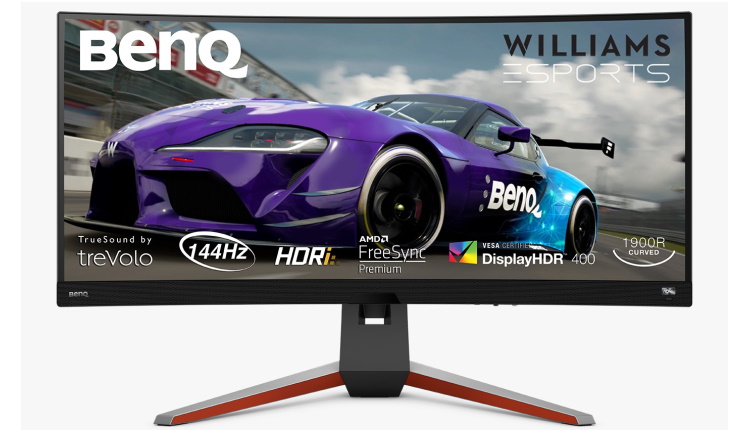 BenQ a lansat monitor MOBIUZ EX3415R, un monitor curbat pentru SimRacing